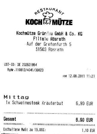 i-24 Hffner Kochmtze Restaurant